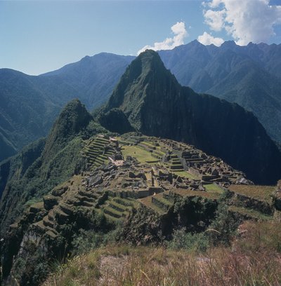 View of the Citadel at Machu Picchu by Incan